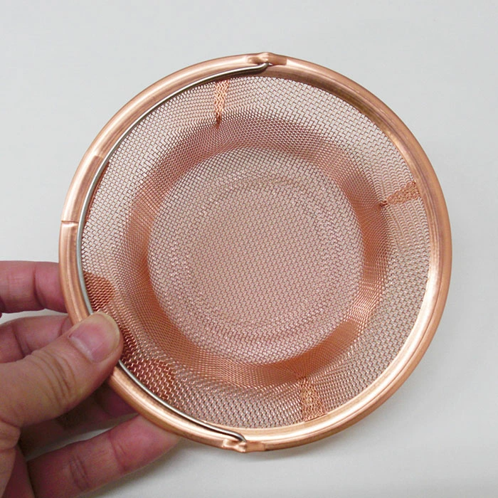24hr出貨⚡️日本製 廚房水槽用濾網 排水口蓋 耐用款 菜渣濾網  純銅製 不鏽鋼 易握清潔海綿 濾網 水槽濾網-細節圖4