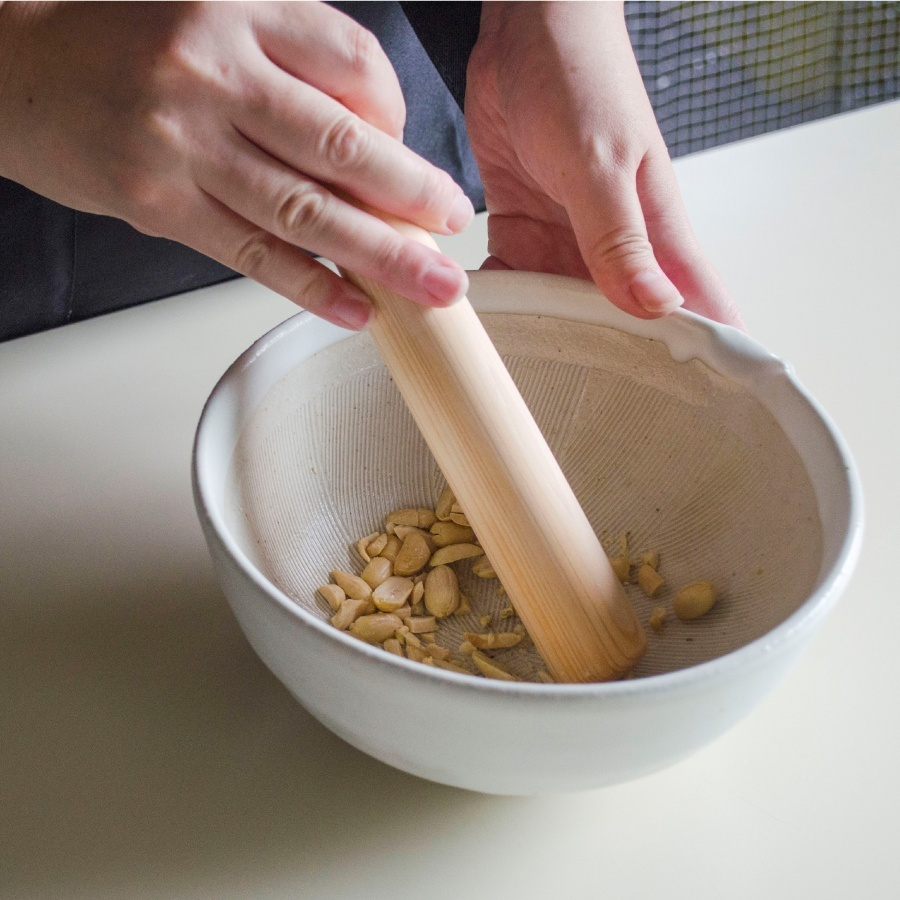 24hr出貨⚡️日本製 天然木 研磨棒 研磨木杵 研磨杆 搗碎 擂槌 研磨缽用 擂茶棒 SHIKIKA  東濃檜木-細節圖4