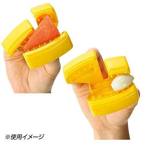 24hr出貨⚡️日本製 磨泥安全夾 磨蒜 磨薑 刨片 紅蘿蔔切片 護手輔助器 刨切固定器 可抓握 護手切片器 下村-細節圖8