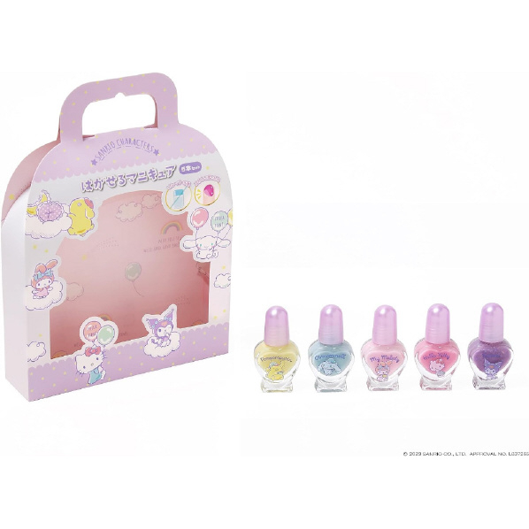 24hr出貨⚡️日本境內限定品 2025 可撕除指甲油 撕除式指甲油 指甲油 兒童指甲油 免去光水 酷洛米 美樂蒂-細節圖4