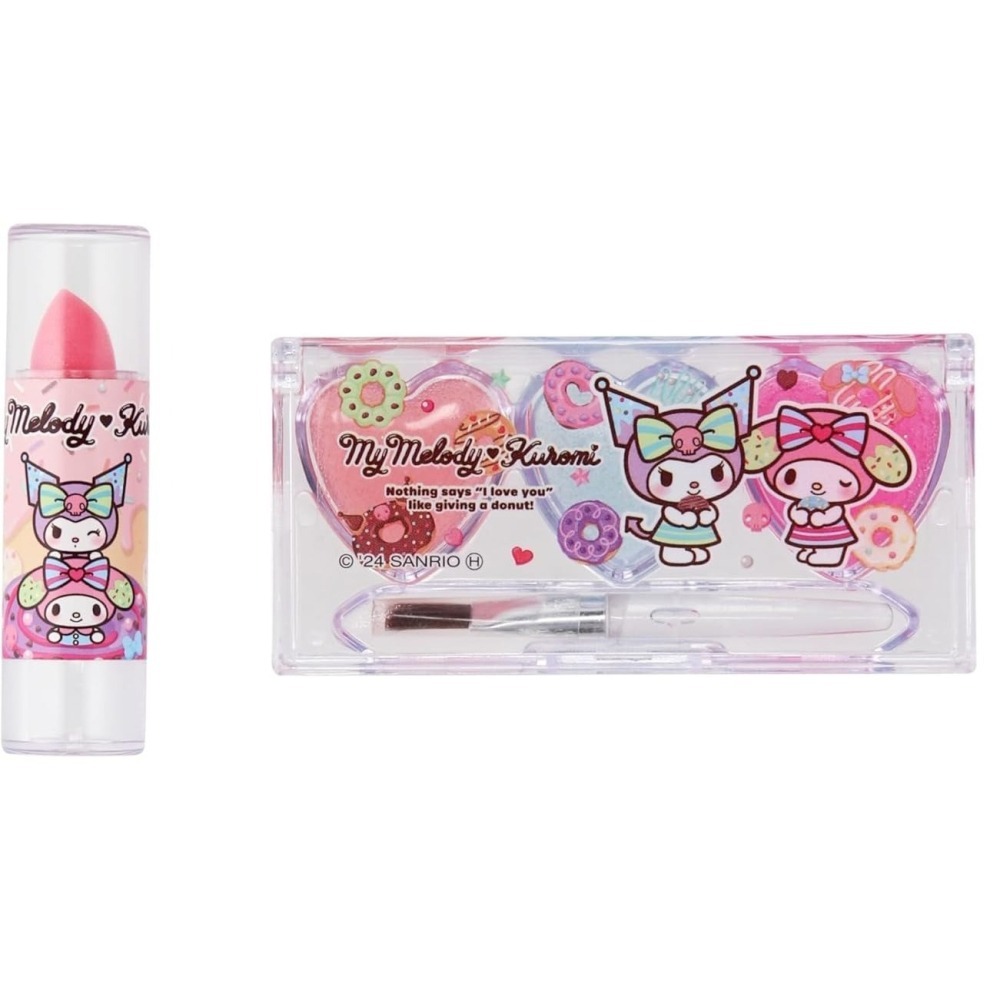 24hr出貨⚡️日本大廠公司貨 kuromi&melody 兒童用 口紅 唇彩 套裝 三麗鷗 日本境內限定品 唇膏-細節圖3