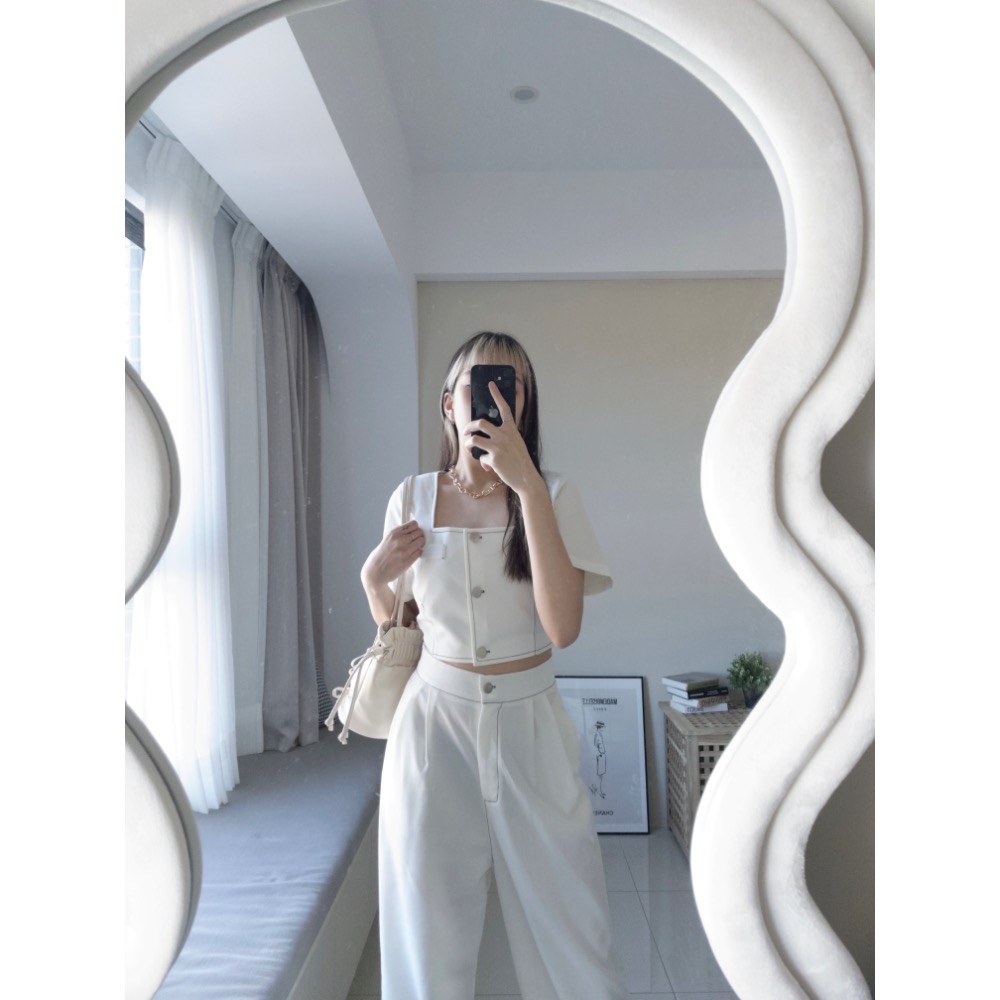 氣質平口西裝套裝-細節圖3