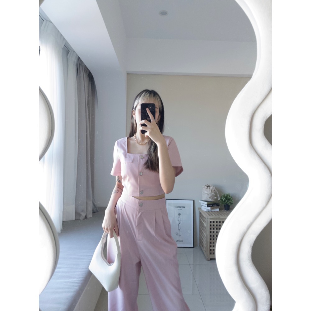 氣質平口西裝套裝-細節圖5