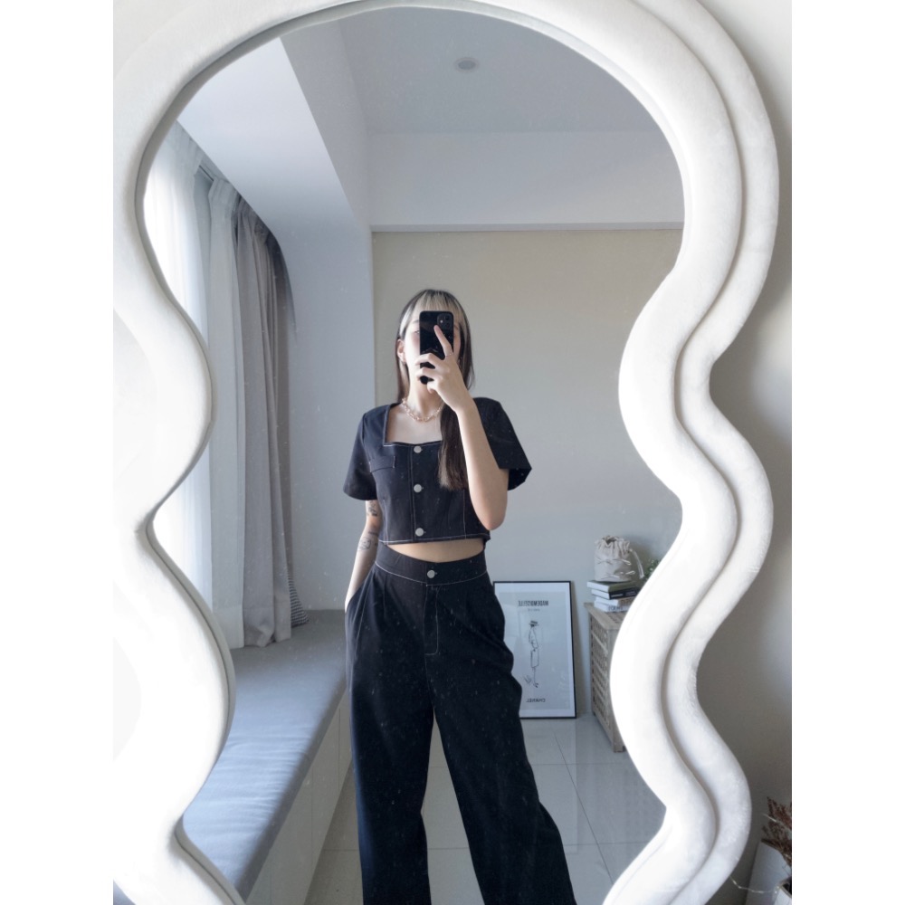 氣質平口西裝套裝-細節圖7