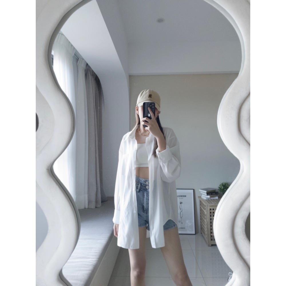 天絲棉開銅衫-細節圖3