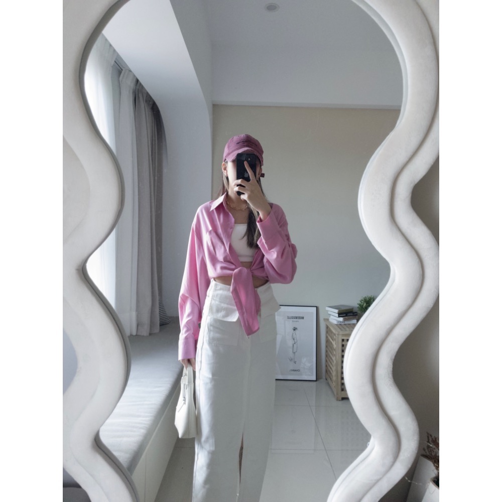 天絲棉開銅衫-細節圖5