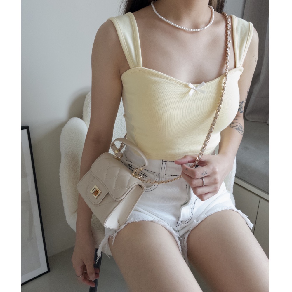 蝴蝶結桃心領上衣-細節圖5