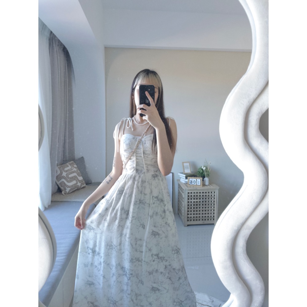 溫柔水墨印花長洋-細節圖10