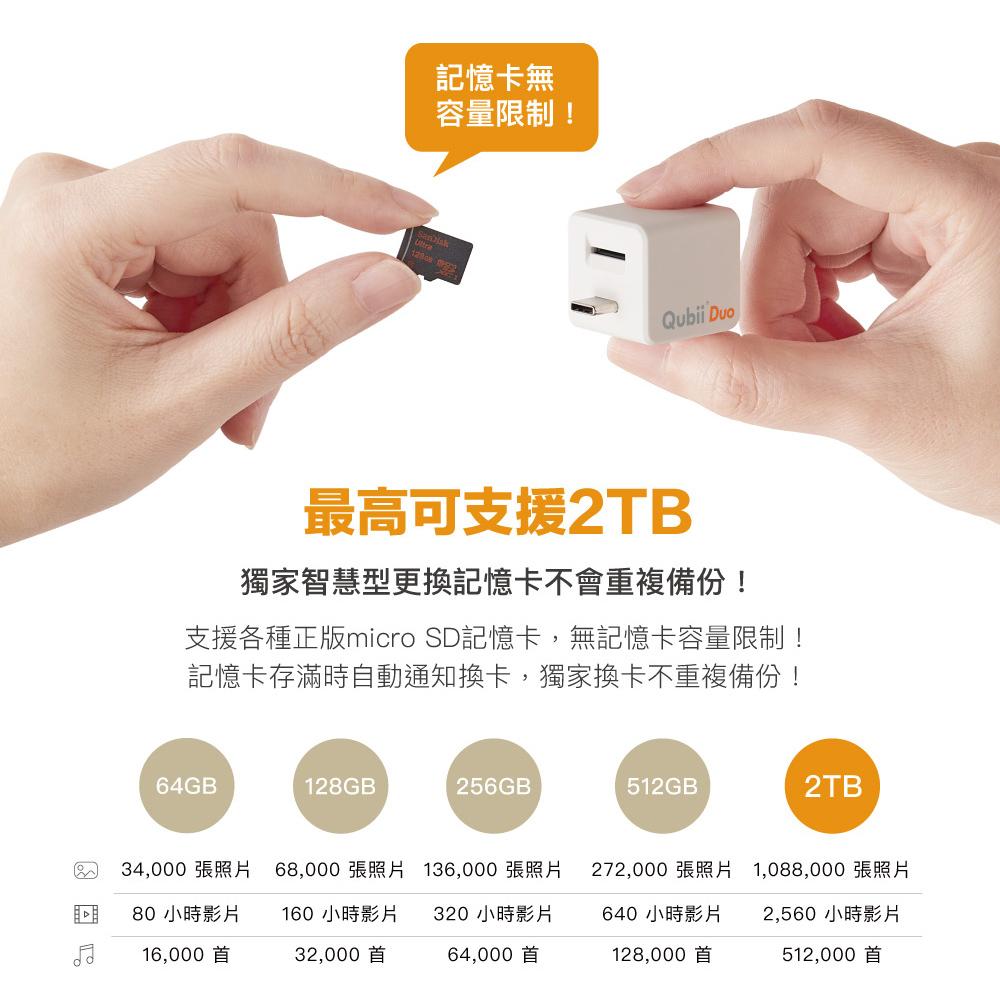 現貨24h💕Maktar Qubii Duo USB-C USB-A 備份豆腐上傳照片影片充電備份