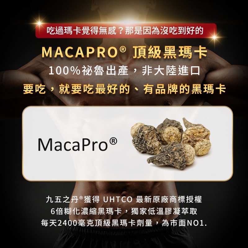 九五之丹 2400mg 黑瑪卡 (30粒/包) 瑪卡 男性保健食品 男性 MACA 馬卡 黑馬卡-細節圖2