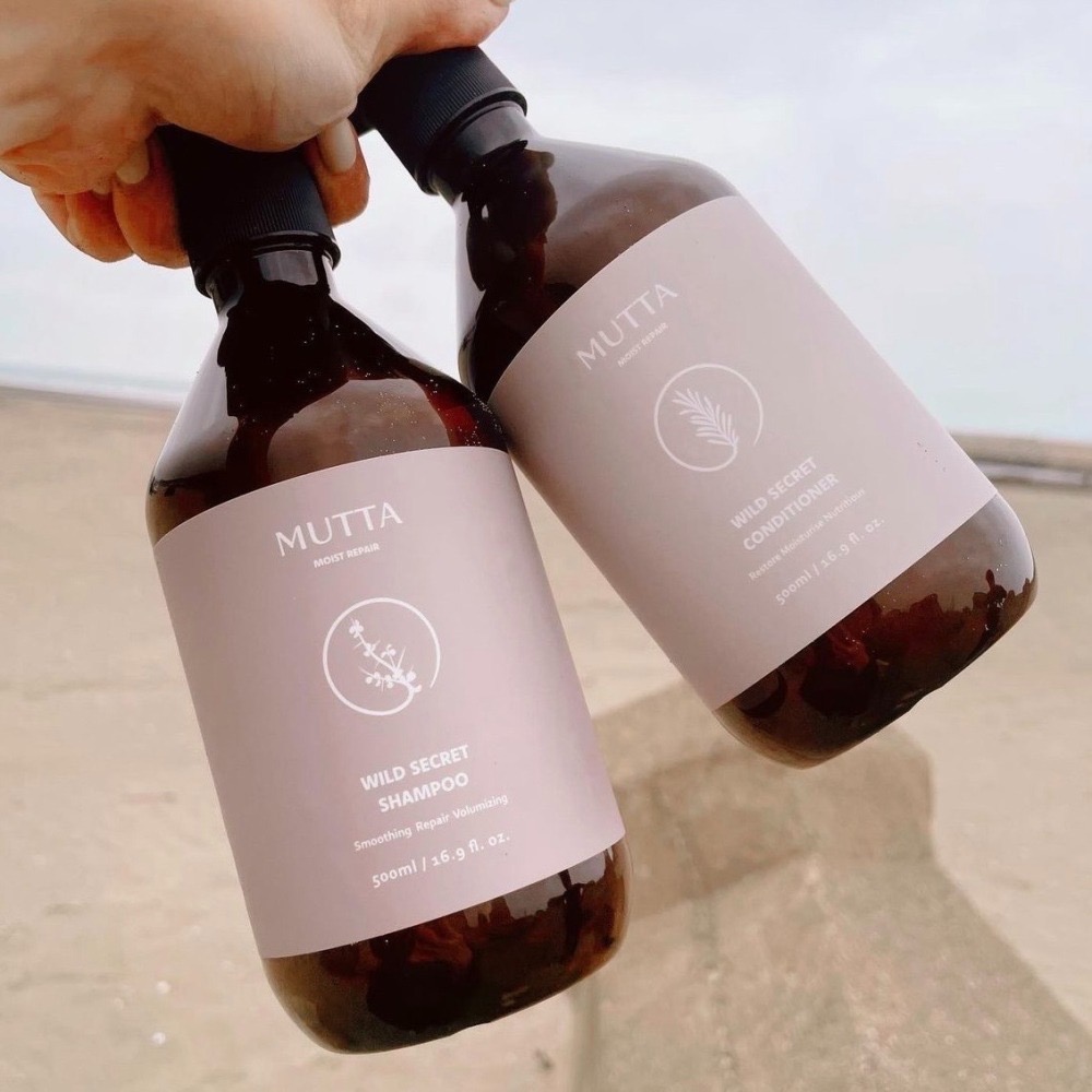 沐塔 Mutta 豐盈修護洗髮精 純淨控油洗髮精 極潤亮澤潤髮乳 草本平衡潤髮乳 500ml/瓶-細節圖6