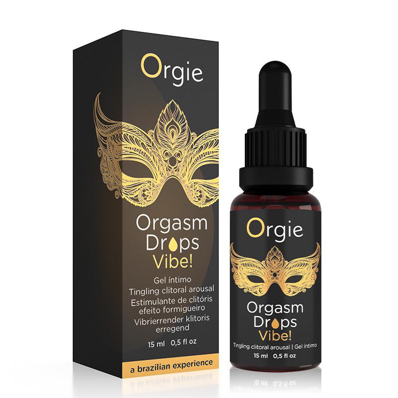 葡萄牙Orgie-ORGASM DROPS Vibe! 小金瓶女用快感高潮液 15ml-細節圖2