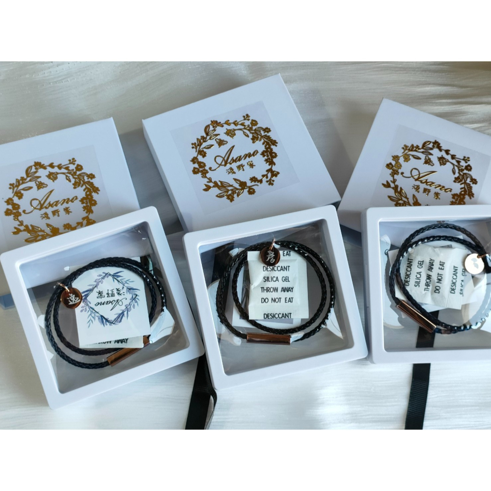 戀與製作人．客製化全員系列．簡約質感鈦鋼手繩-細節圖9