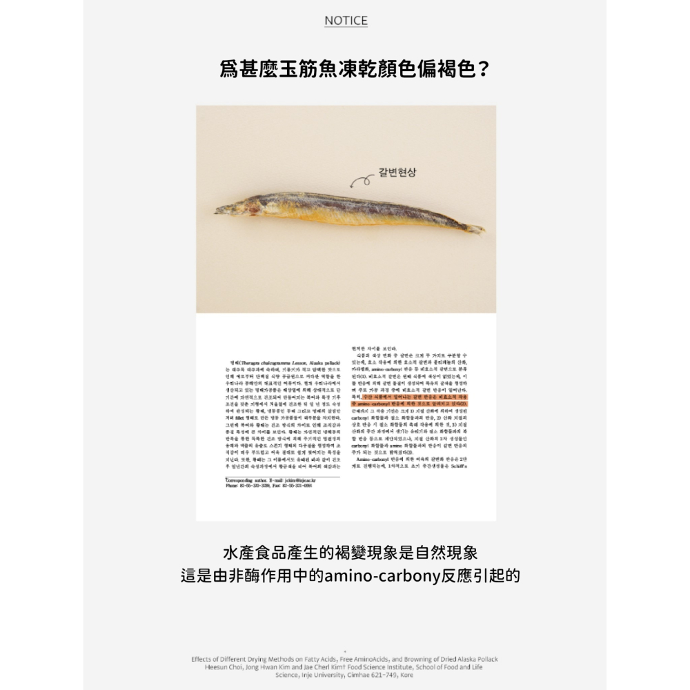 【韓國朝貢】海鮮凍乾 - 玉筋魚（15g/包）-細節圖5
