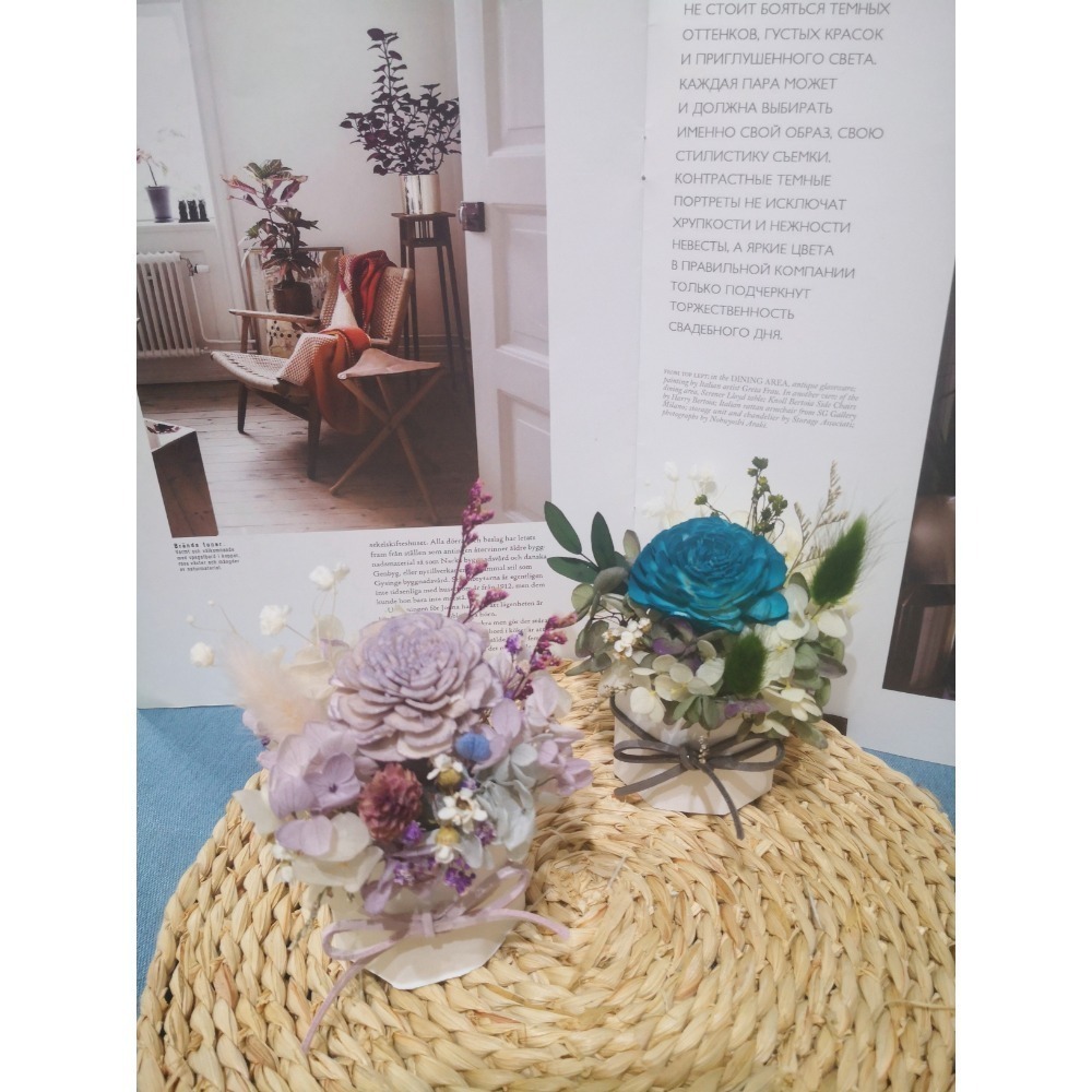 擴香小盆花  材料包/成品-細節圖2