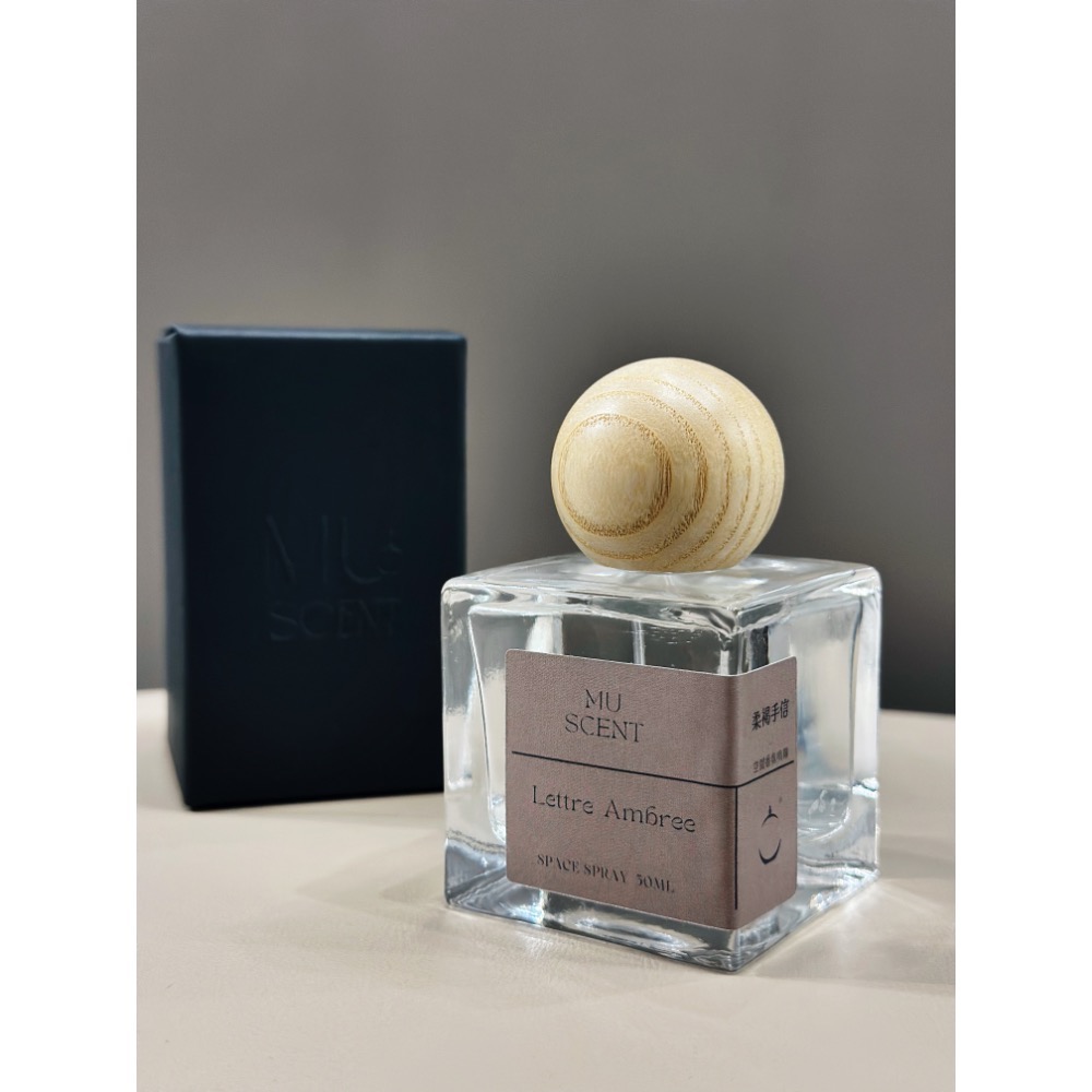 MU SCENT｜香氛空間噴霧｜木質調｜柔褐手信Lettre Ambree-細節圖2