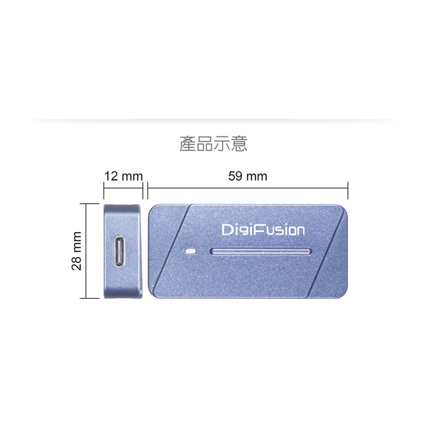 伽利略 USB3.2 Gen2 30mm M.2單規 迷你外接盒 (附C+A傳輸線) (M2NVU34)-細節圖8