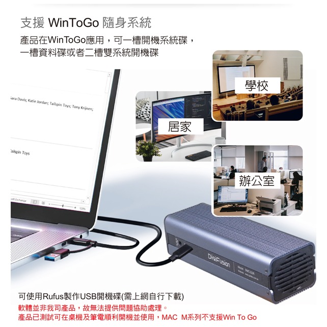 伽利略 USB3.2 20Gbps M.2雙協議 拷貝陣列機-散熱風扇	(DMC322R)-細節圖3