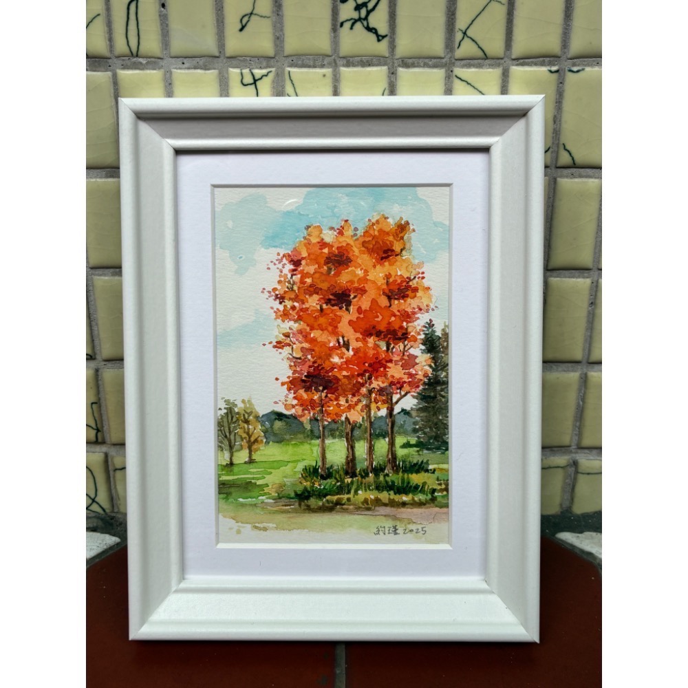 「佐悅」手繪水彩 ✨秋天系列✨ 送禮首選 紀念禮物 M號-細節圖2