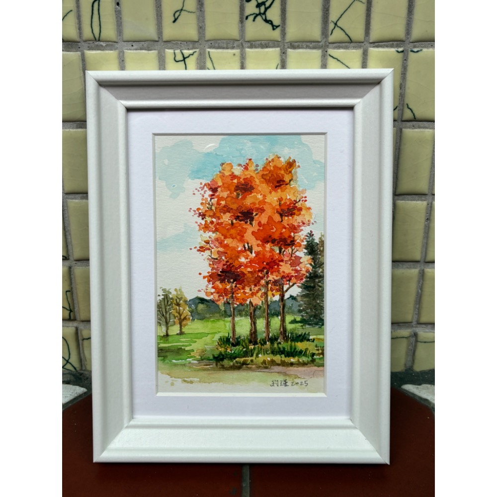 「佐悅」手繪水彩 ✨秋天系列✨ 送禮首選 紀念禮物 M號-規格圖3