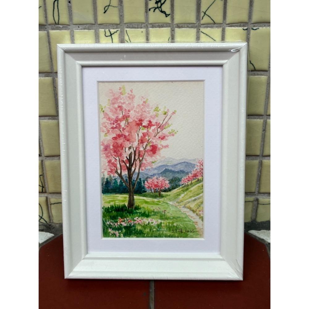 「佐悅」手繪水彩 ✨春天系列✨ 送禮首選 紀念禮物 M號-規格圖2