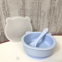 台灣現貨24H出貨｜食品級矽膠 輕便3件組 美國台灣FDA雙重認證  矽膠湯匙 矽膠碗蓋 矽膠吸盤碗 寶寶餐具 副食品-規格圖6