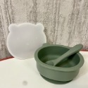 台灣現貨24H出貨｜食品級矽膠 輕便3件組 美國台灣FDA雙重認證  矽膠湯匙 矽膠碗蓋 矽膠吸盤碗 寶寶餐具 副食品-規格圖6