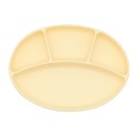 台灣現貨出貨｜食品級矽膠 美國台灣FDA雙重認證 四格矽膠餐盤 超強吸力 副食品餐盤  寶寶餐盤 橄欖球餐盤 BLW-規格圖8