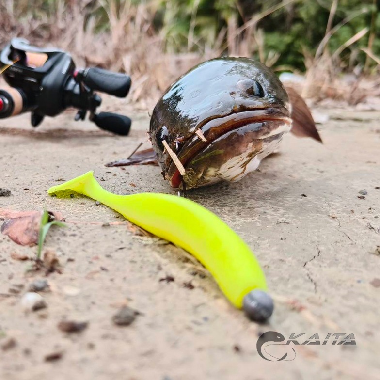 【KAITA】路亞軟蟲 T尾軟蟲 T尾 大T尾 軟蟲 路亞 軟餌 路亞軟餌 釣魚 魚餌【12cm】-細節圖6