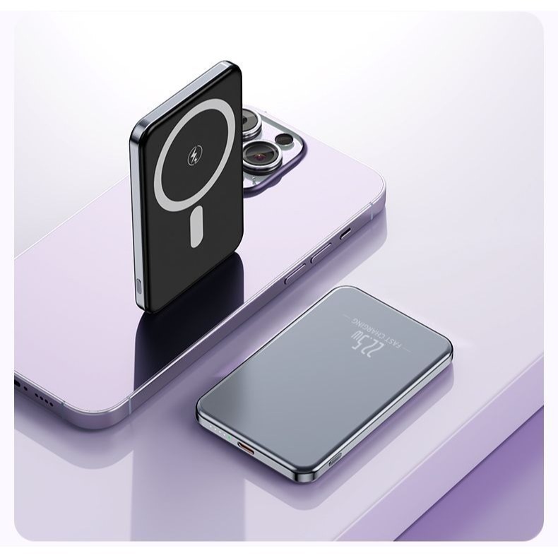 22.5W大容量超輕薄磁吸行動電源-細節圖6