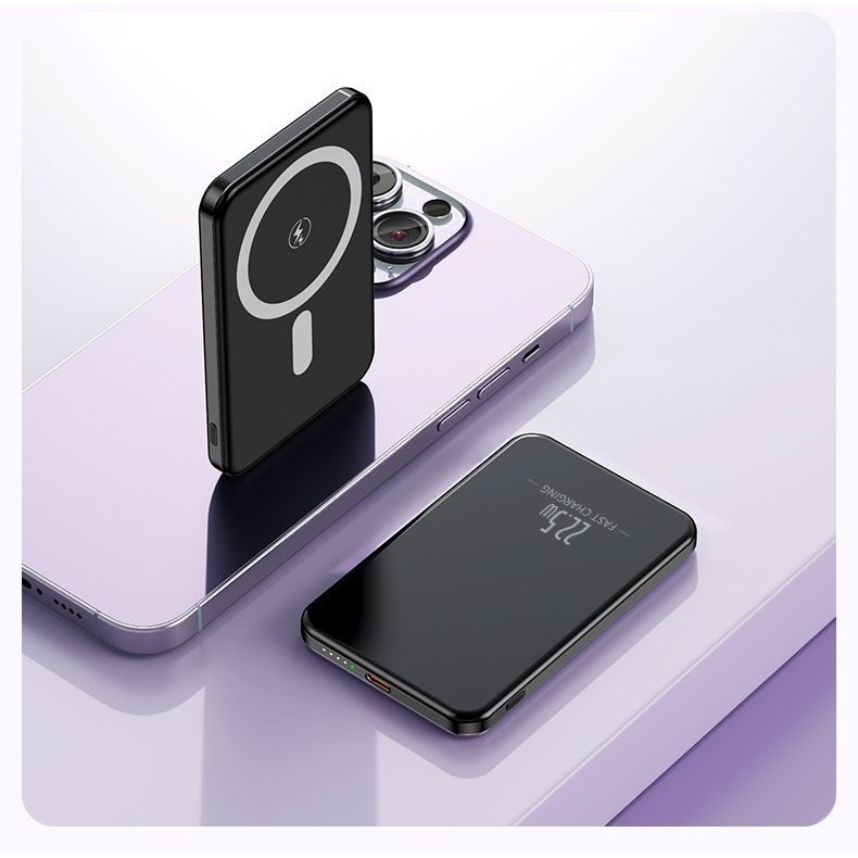 22.5W大容量超輕薄磁吸行動電源-細節圖7