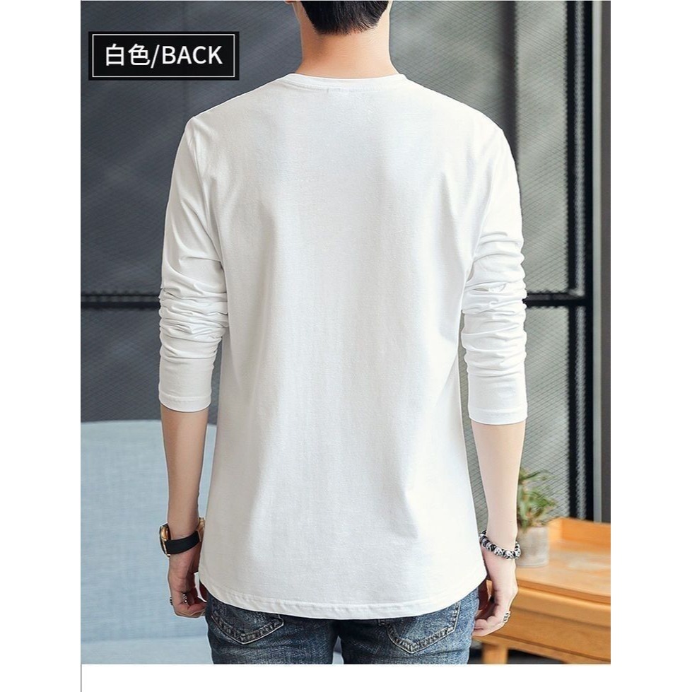 春秋純棉圓領休閒T恤-細節圖6