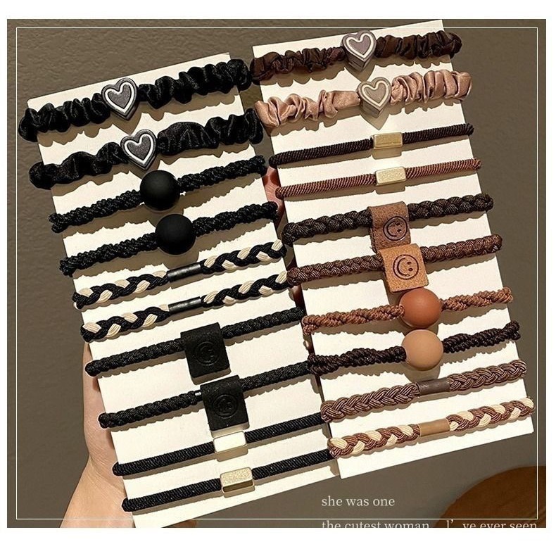 彈性混裝耐用髮圈-細節圖2