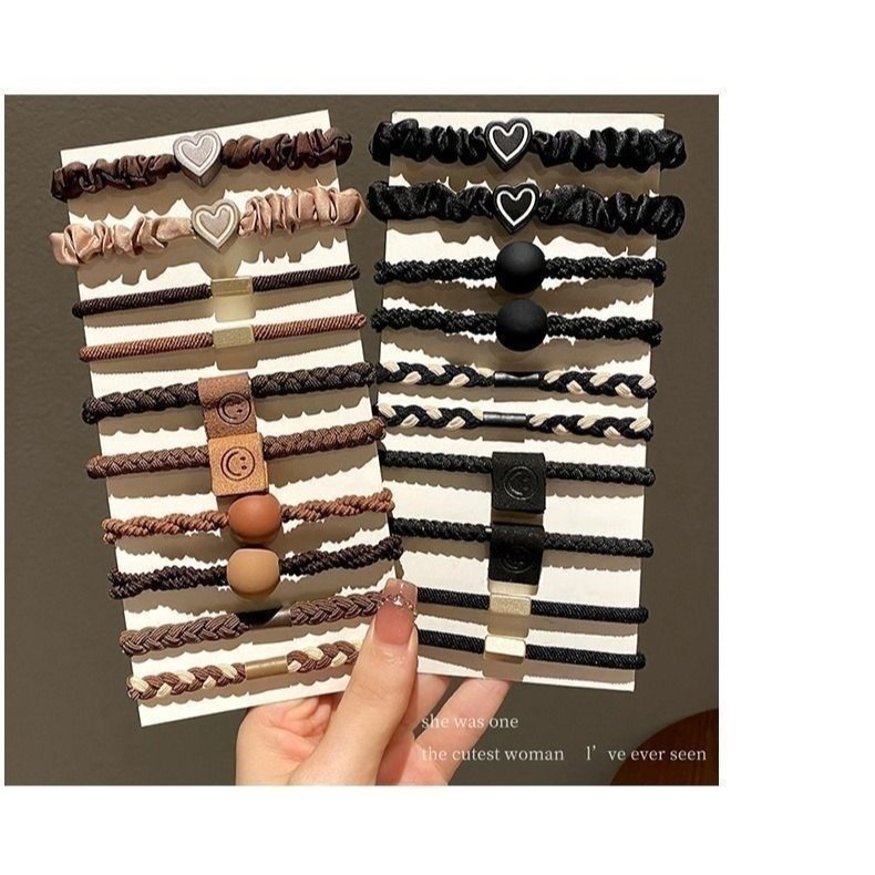 彈性混裝耐用髮圈-細節圖5