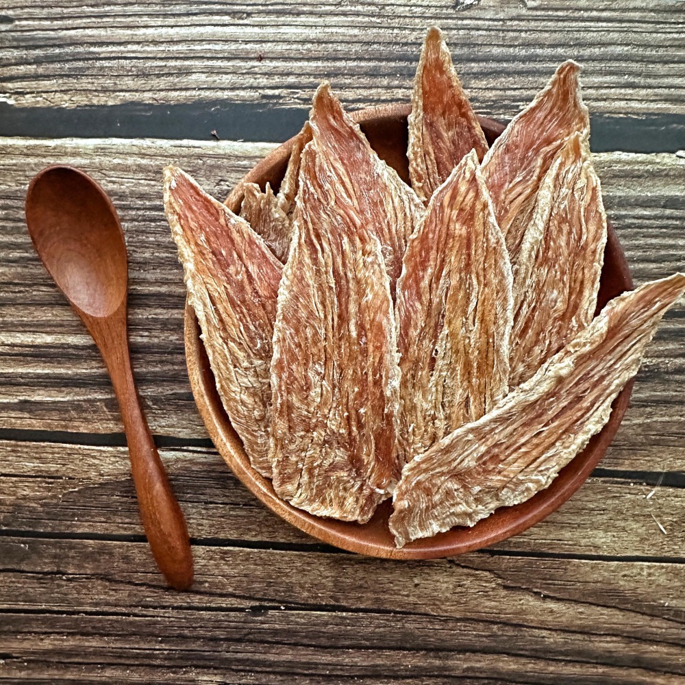 【厚切雞柳】雞肉乾 手工肉乾 雞肉片 狗零食 貓零食 肉乾 零嘴 雞肉乾 寵物肉乾 新鮮零食 豆豆手工寵物零食-細節圖2