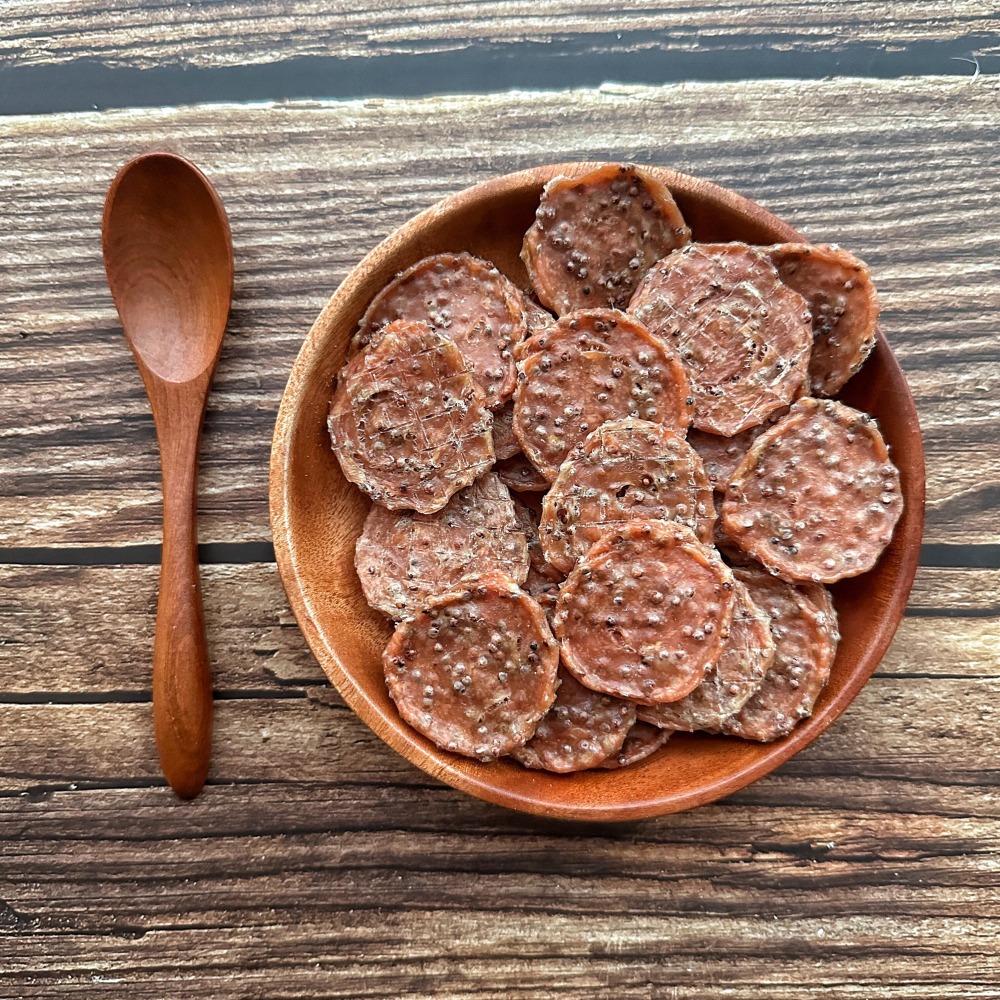 【紅藜麥雞肉餅】雞肉乾 寵物肉乾 手工雞肉乾 手工肉乾 新鮮零食 狗零食 貓零食 肉乾 零嘴 雞肉片 豆豆手工寵物零食-細節圖2