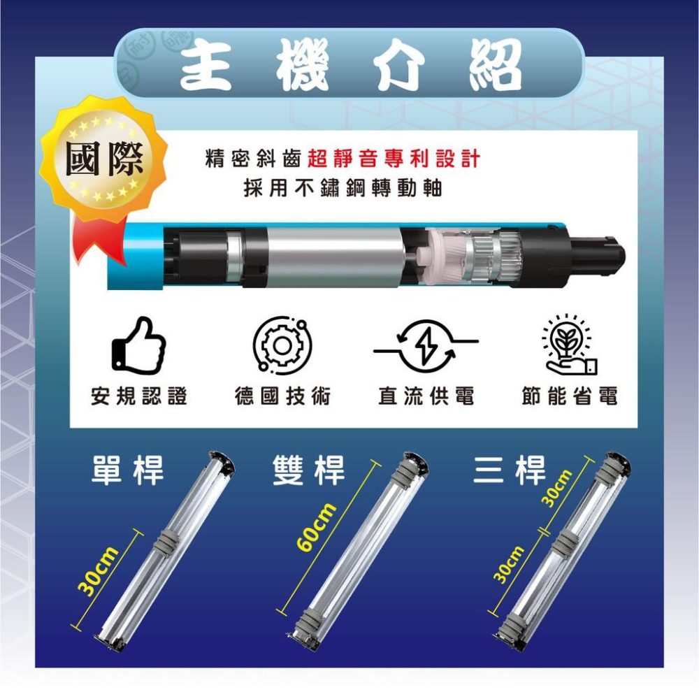 母親節優惠！到府安裝~開跑咯~ 電動曬衣架：雙桿E-BAR2【旗艦升級版】電動 遙控 升降 曬衣架-細節圖3