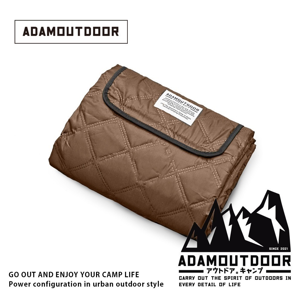 ADAMOUTDOOR｜防水經典隨身野餐墊｜野餐．露營．野餐墊．地墊．防水野餐墊．海灘墊．折疊野餐墊-規格圖1