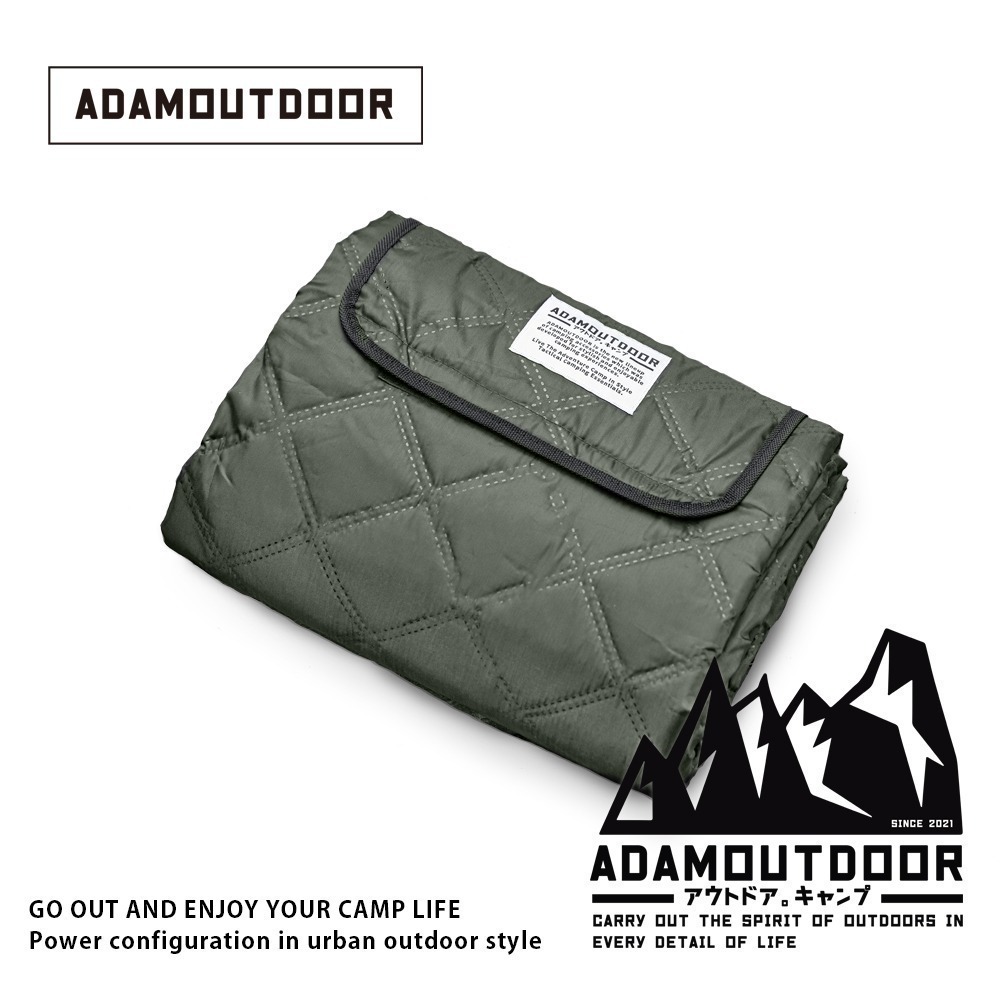 ADAMOUTDOOR｜防水經典隨身野餐墊｜野餐．露營．野餐墊．地墊．防水野餐墊．海灘墊．折疊野餐墊-規格圖1