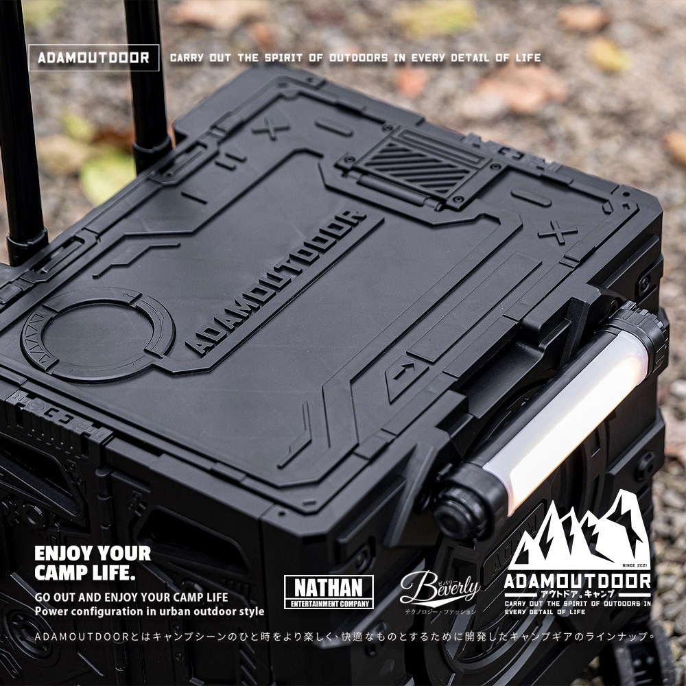 ADAMOUTDOOR｜旅行摺疊購物車 (露營推車 折疊車)-細節圖3