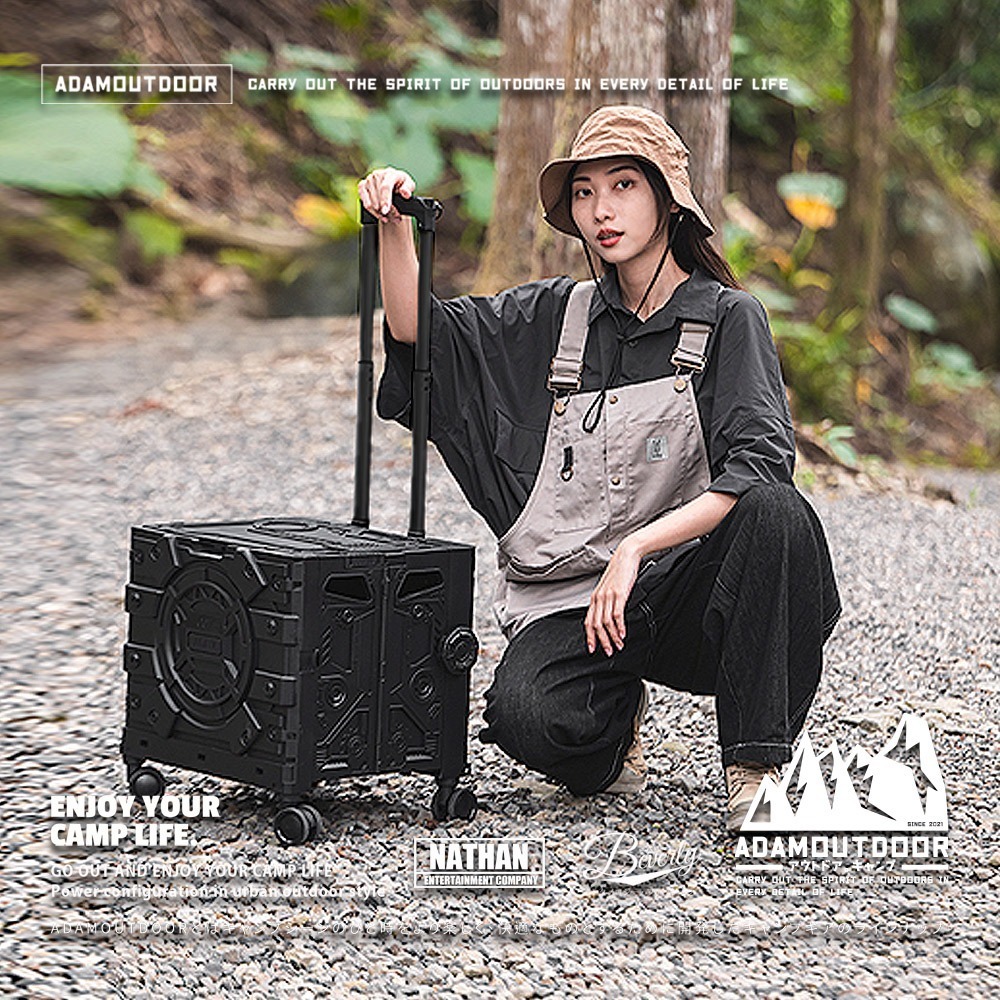 ADAMOUTDOOR｜旅行摺疊購物車 (露營推車 折疊車)-細節圖2