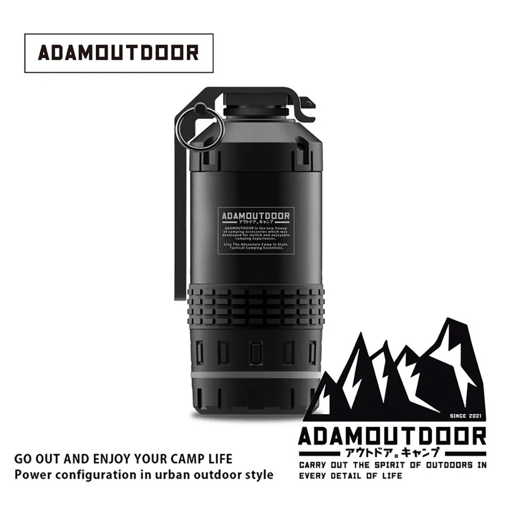 ADAMOUTDOOR｜戰術手雷隨身電動刮鬍刀( ADSH-GRE600 露營 野營)-規格圖2