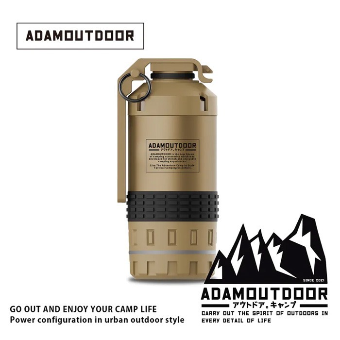 ADAMOUTDOOR｜戰術手雷隨身電動刮鬍刀( ADSH-GRE600 露營 野營)-規格圖2