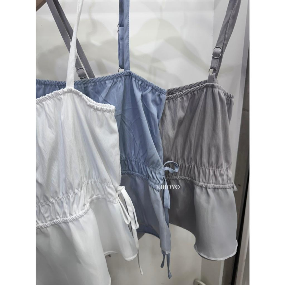 【𝐊𝐈𝐁𝐎𝐘𝐎】 獨家自訂 測綁帶雙層拼接背心｜現貨-細節圖5