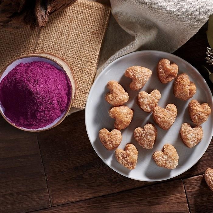 【萌焙司】只屬美人 (紫薯梅粉)心形千層酥100g【2024特色伴手禮大賞】-細節圖2