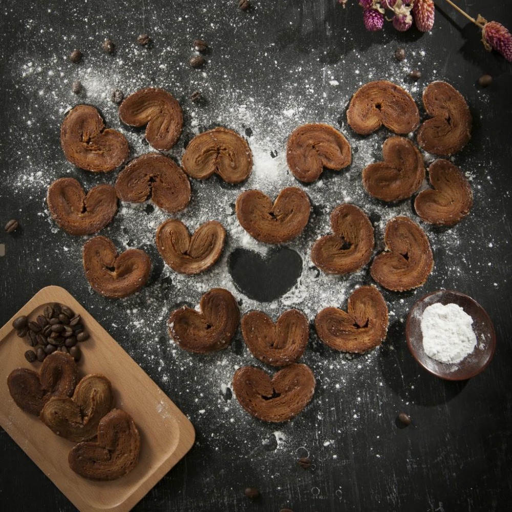 【萌焙司】咖啡蝴蝶曲奇餅乾-細節圖3