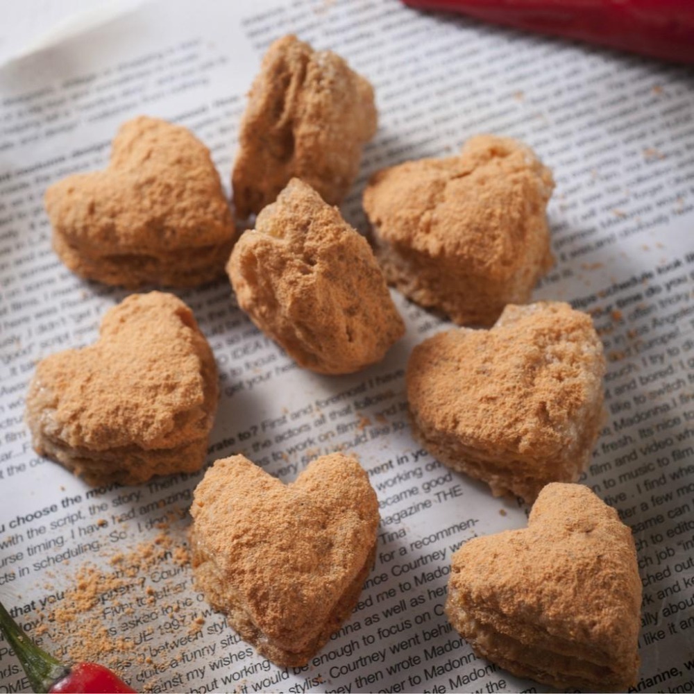 【萌焙司】火焰森林 (墨西哥紅椒)心形千層酥100g【2024特色伴手禮大賞】-細節圖2