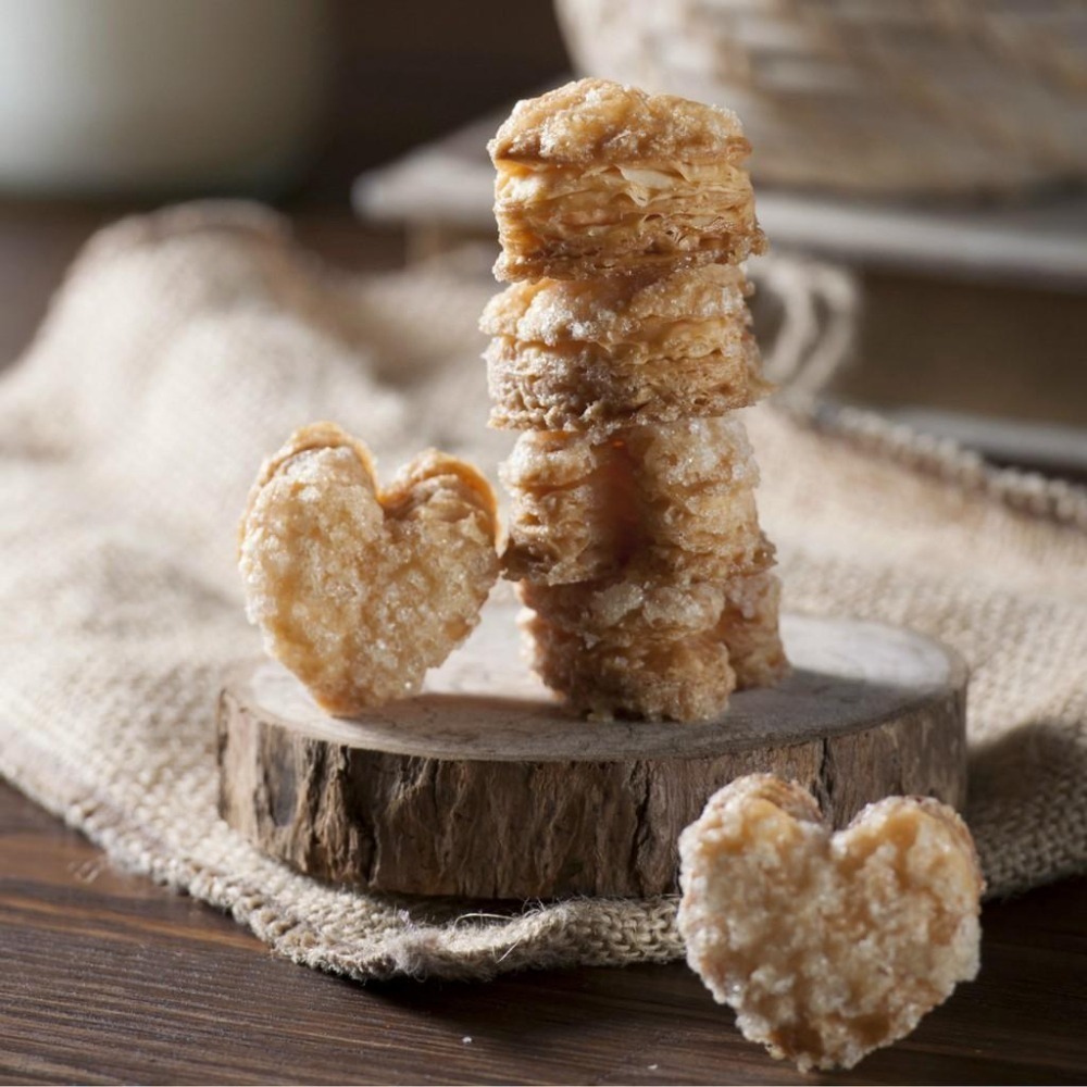 【萌焙司】香醇原味 (心形)千層酥100g【2024特色伴手禮大賞】-細節圖6