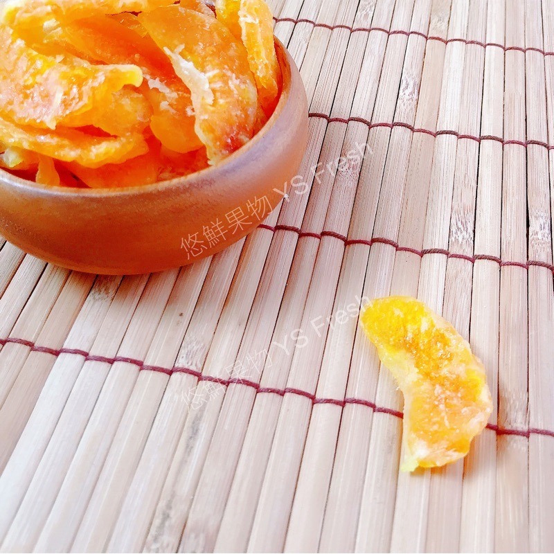 橘子乾 蜜柑橘瓣 台灣製造 美味Q軟 橘子片-細節圖4