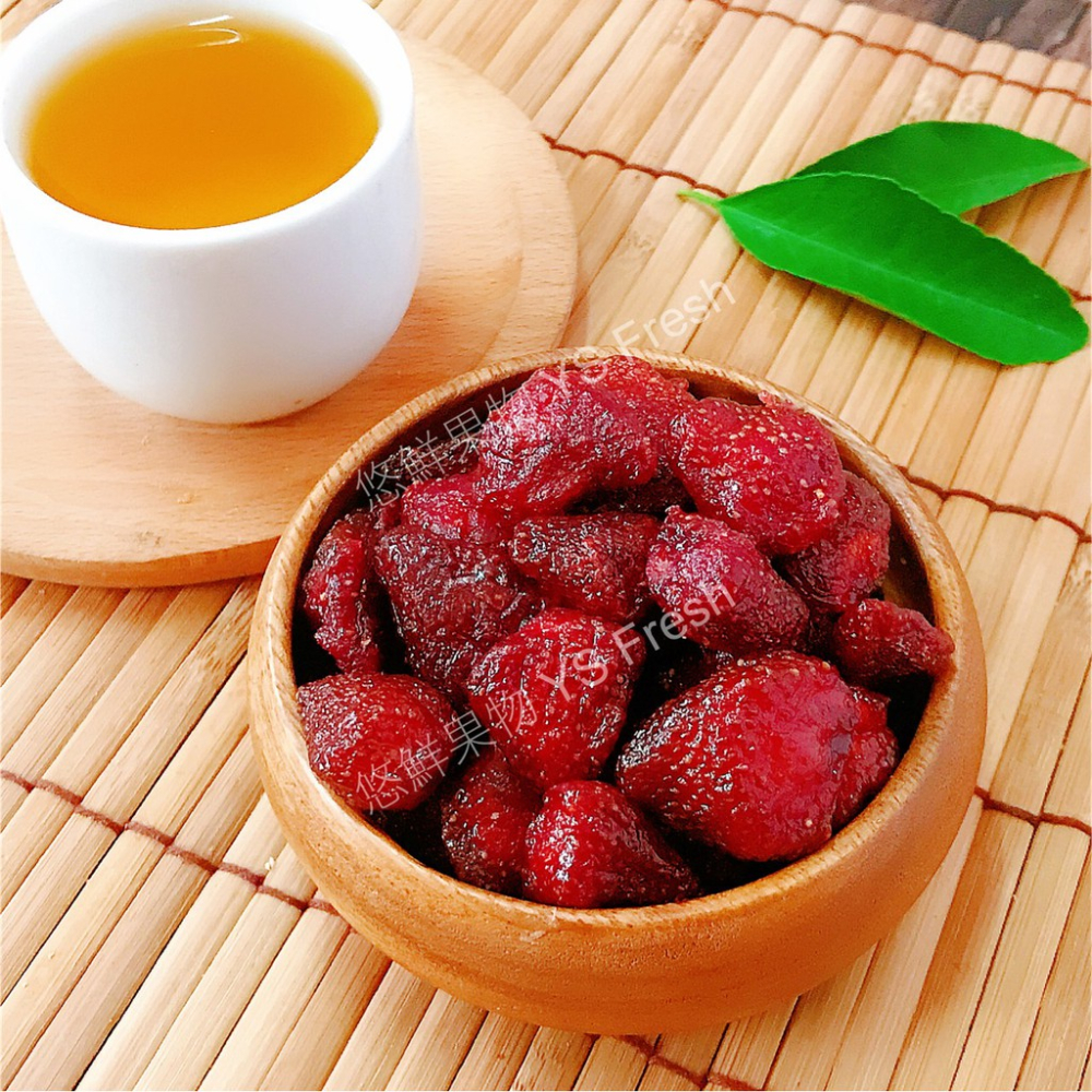 大湖草莓乾 大湖新鮮草莓製做 台灣製造 純素